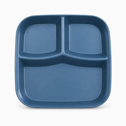 Assiette plastique dur compartimentée pour fruits secs et collations variées