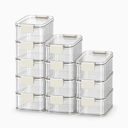 Boîte de rangement de cuisine avec 4 niveaux pour tri et stockage des aliments dans les placards