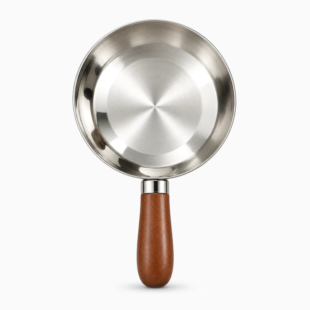 Casseroles pour induction de deux tailles différentes, compatible plaques à induction et gaz