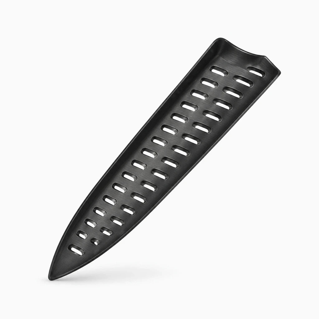 Étui de protection rigide noir pour couteau japonais santoku, gaine de rangement avec coque protectrice