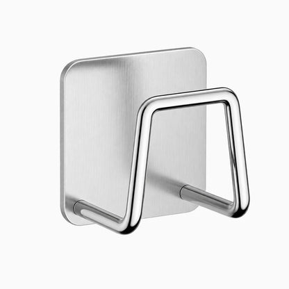Support de rangement cuisine sans perçage gris, organisateur d'accessoires pour plan de travail