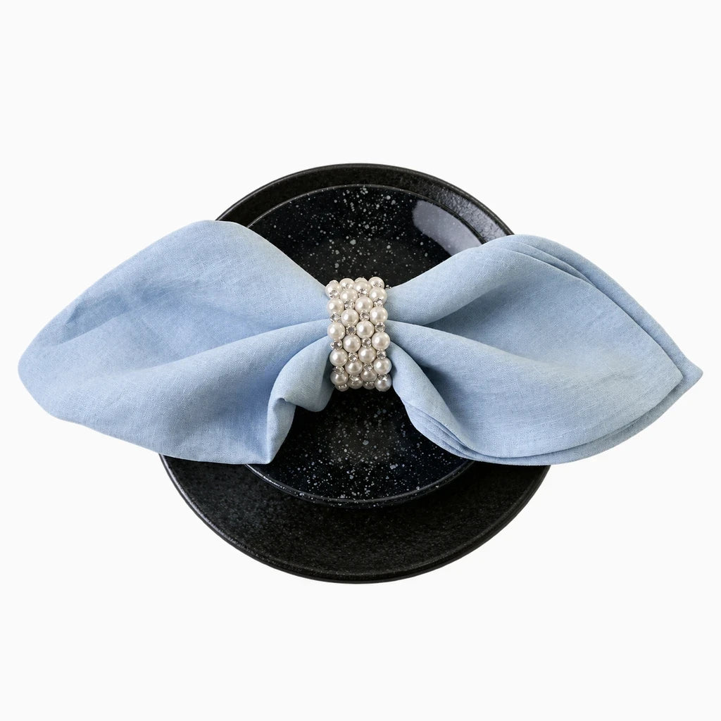 Ensemble de linge de table en lin pour repas et événements, quatre pièces