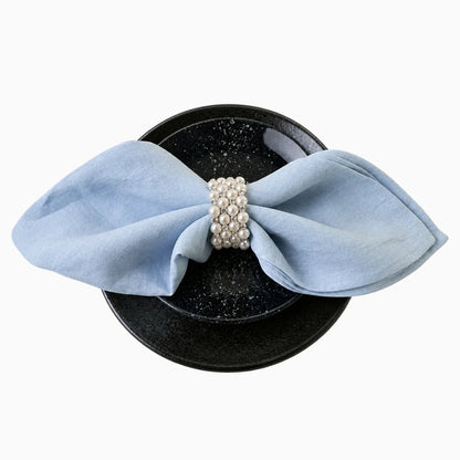 Ensemble de linge de table en lin pour repas et événements, quatre pièces