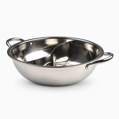 Ustensile de cuisine avec compartiments séparés, compatible cuisinière gaz, nettoyage facile