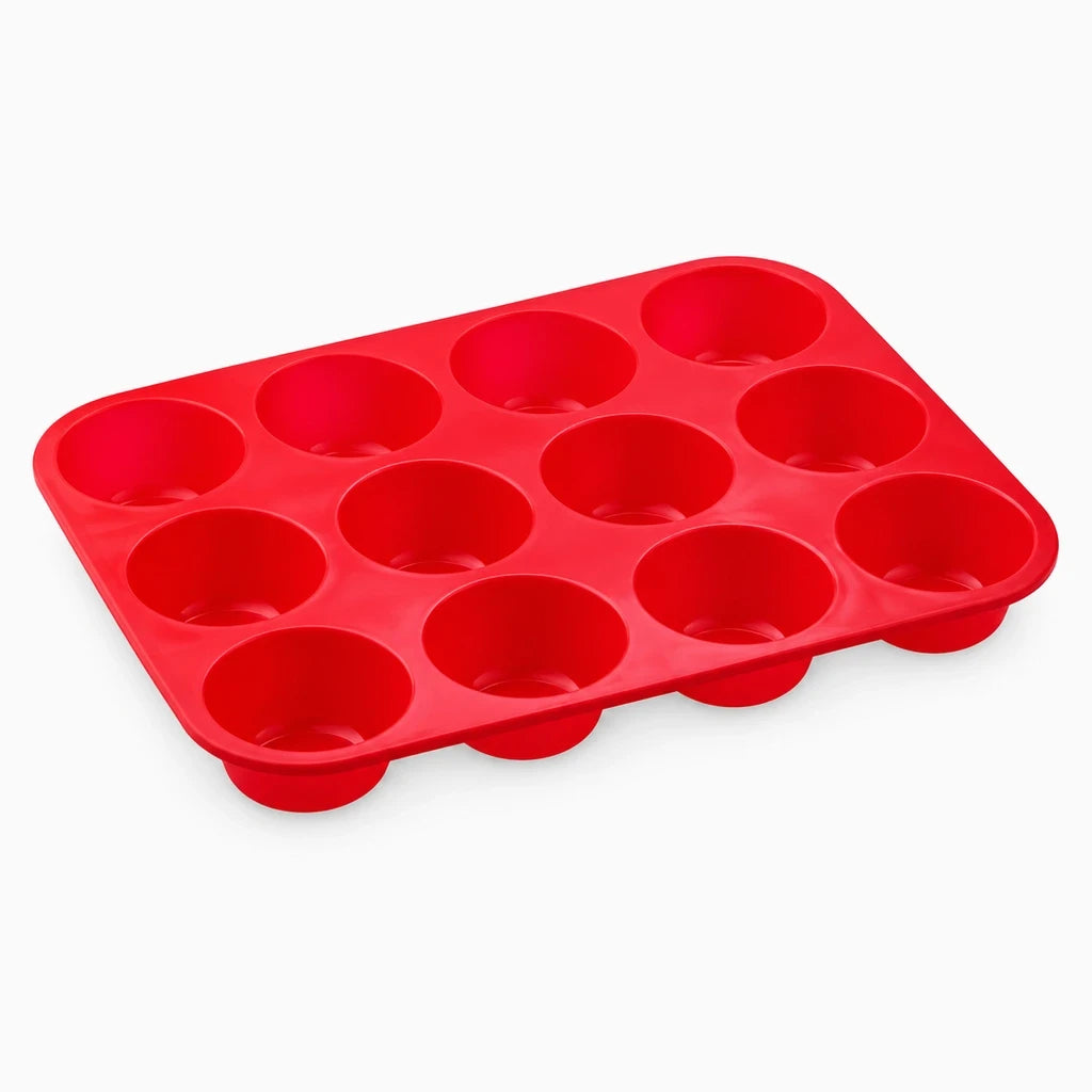 Cavités antiadhésives du moule à cupcake en silicone pour gâteaux nets