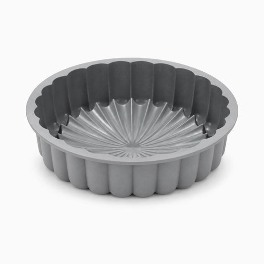 Moule charlotte aux fraises en silicone souple, démoulage facile pour desserts ronds
