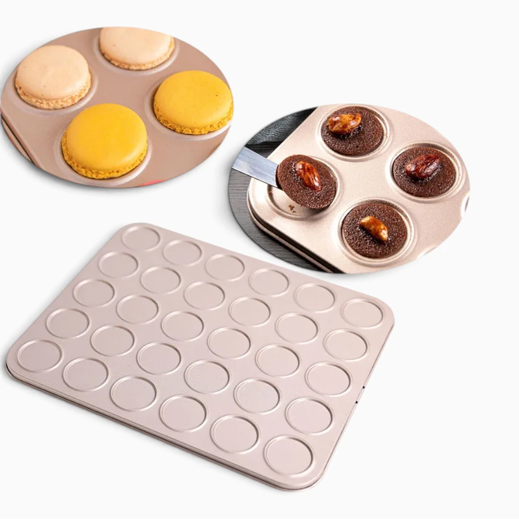 Moules cuisine polyvalents aux 30 cavités rondes pour desserts maison