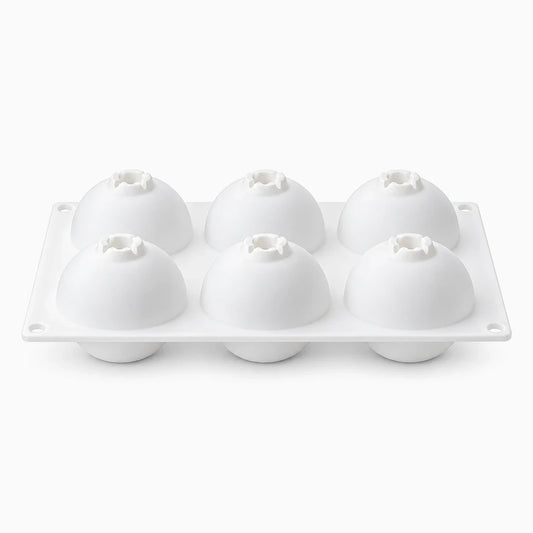 Moule souple noir réversible avec motif fruité pour entremets et mousses