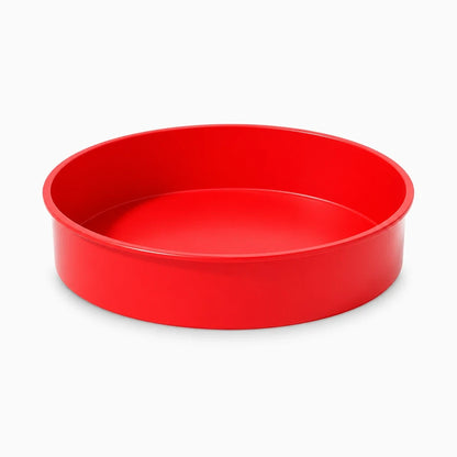 Moule pour gâteau rond en silicone souple avec revêtement antiadhésif