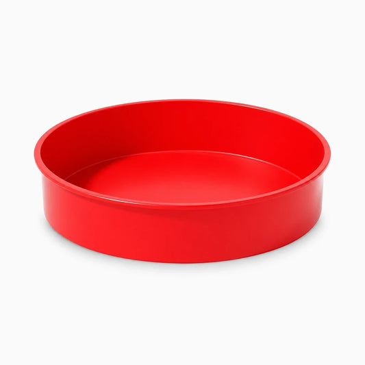 Moule pour gâteau rond en silicone souple avec revêtement antiadhésif