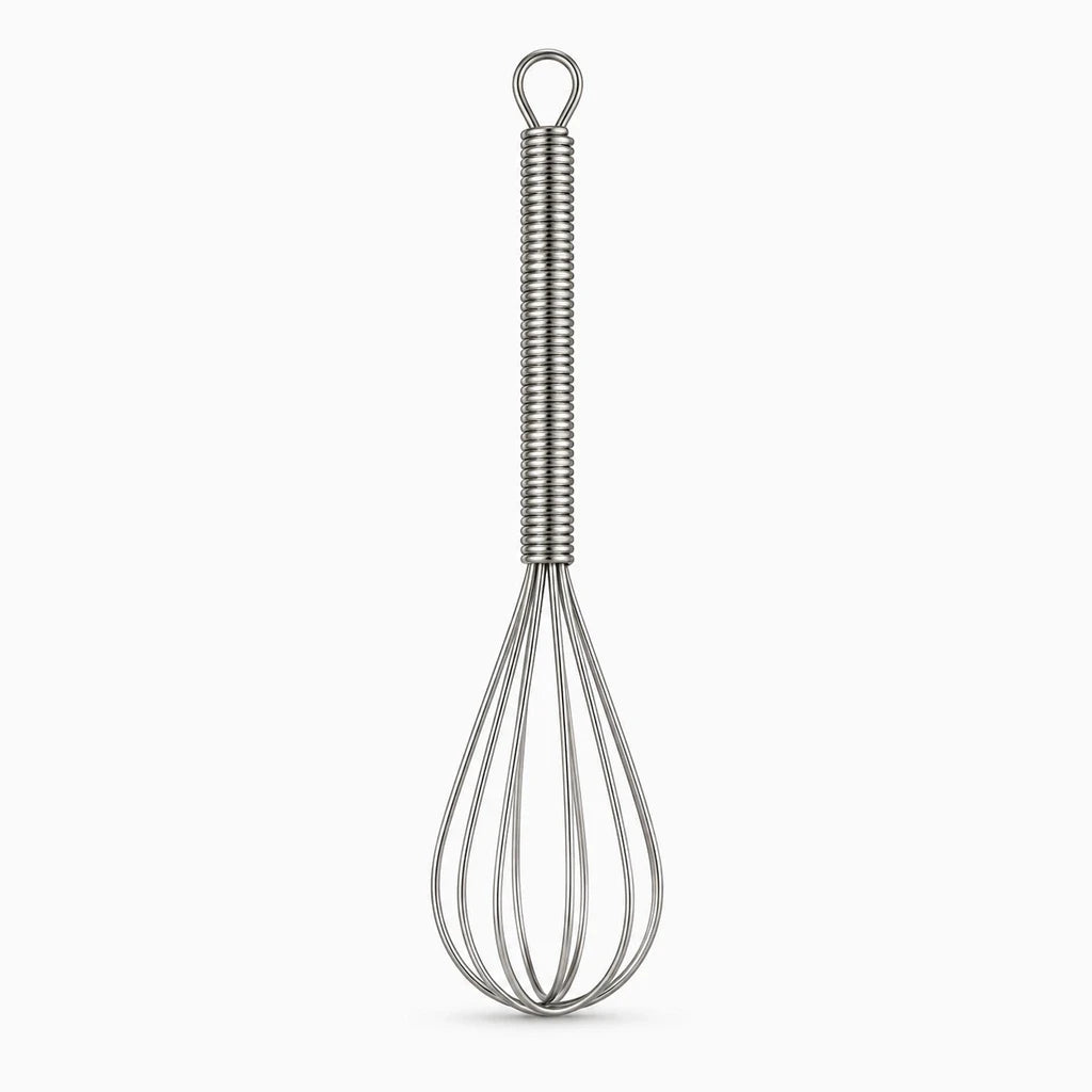 Petit fouet cuisine en acier inoxydable avec fil de ballon aérant crèmes et œufs