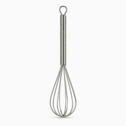 Petit fouet cuisine en acier inoxydable avec fil de ballon aérant crèmes et œufs