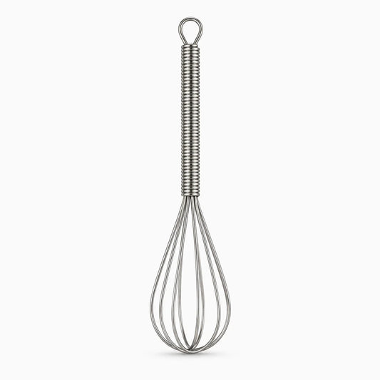 Petit fouet cuisine en acier inoxydable avec fil de ballon aérant crèmes et œufs