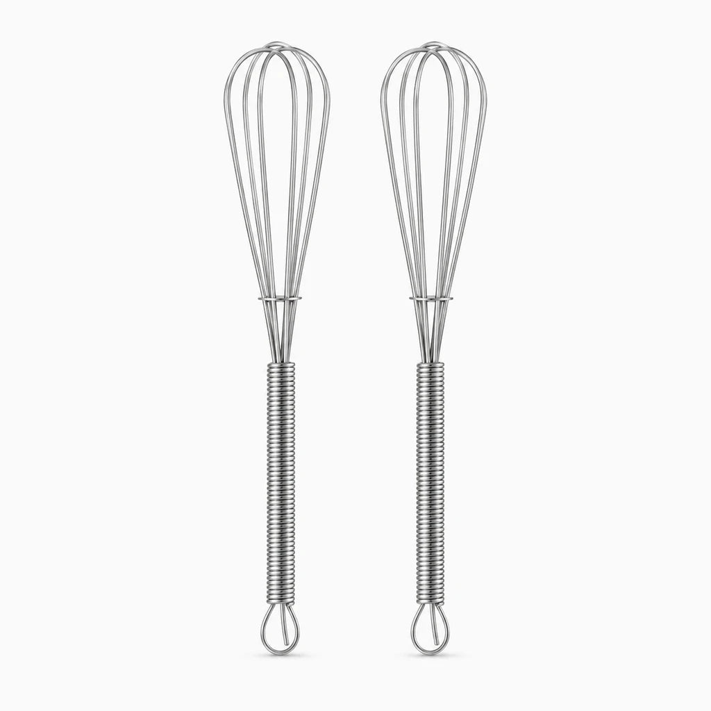Fouet de cuisine de petite taille en acier inoxydable résistant à l'usage quotidien