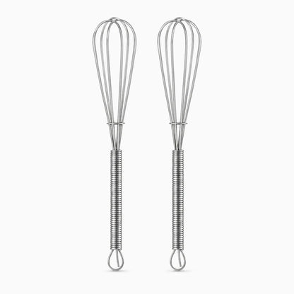 Fouet de cuisine de petite taille en acier inoxydable résistant à l'usage quotidien