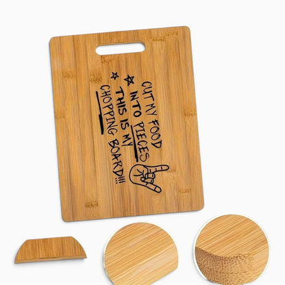 Planche à découper design légère et robuste en bambou pour usage quotidien