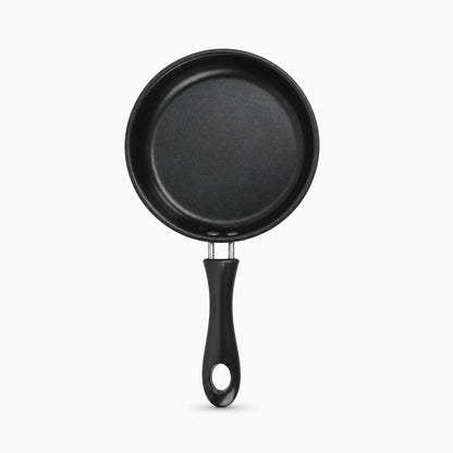 Poêle à frire compatible avec plaque gaz et plaque à induction, prête à la cuisson