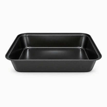 Plateau de cuisson en acier au carbone avec surface homogène anti-adhésive