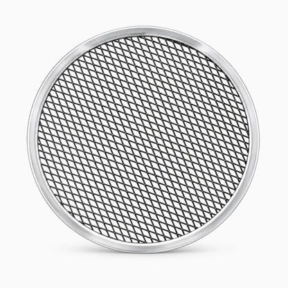 Grille en aluminium à maille perforée pour pizza, pain et tartes au four