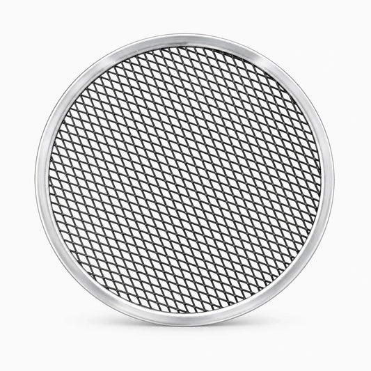 Grille en aluminium à maille perforée pour pizza, pain et tartes au four