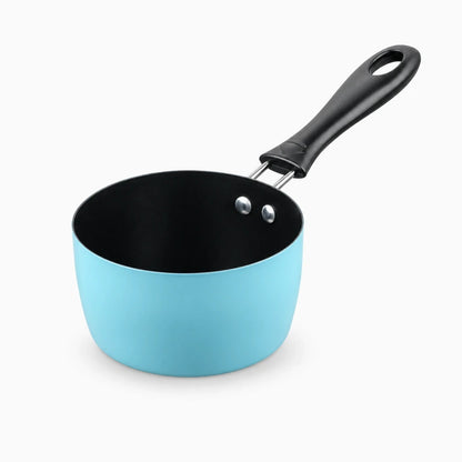 Mini casserole pour induction avec revêtement antiadhésif noir et base compatible induction