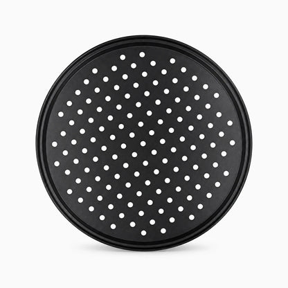 Plaque de cuisson en acier carbone perforée facilitant l'écoulement des graisses pendant la cuisson