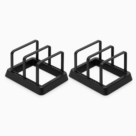 Range casseroles vertical organiseur pour placard cuisine avec séparations