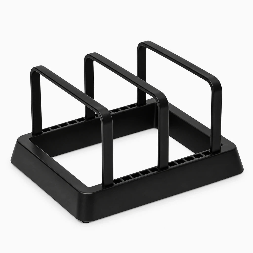 Support rangement assiettes plats cuisine espace réduit sans empilage