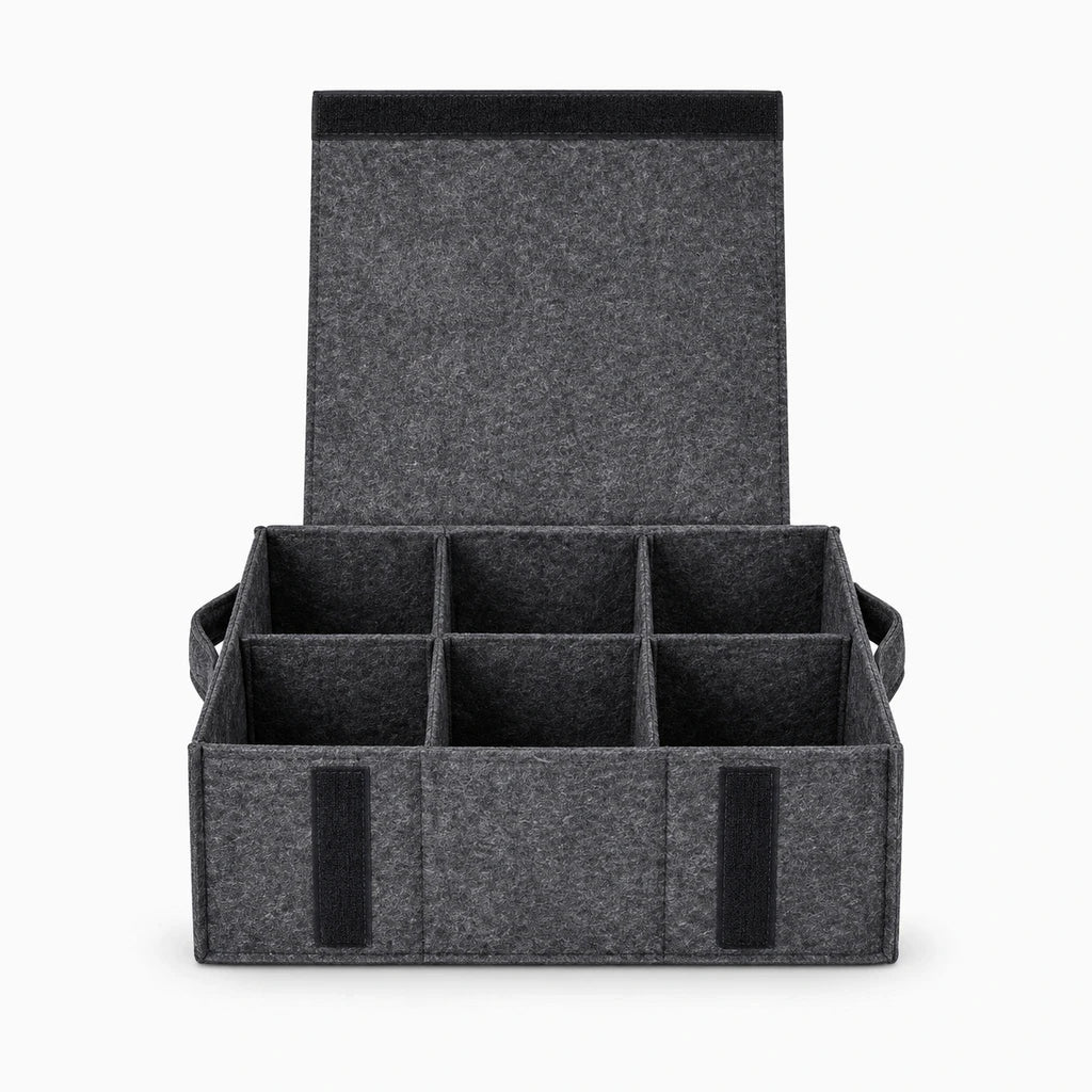 Rangements assiettes en feutre résistant, idéal pour le camping-car et transport sans rayures