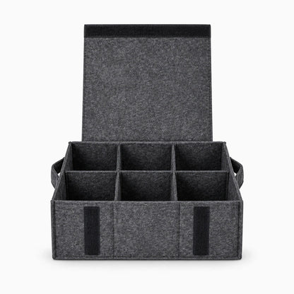 Rangements assiettes en feutre résistant, idéal pour le camping-car et transport sans rayures