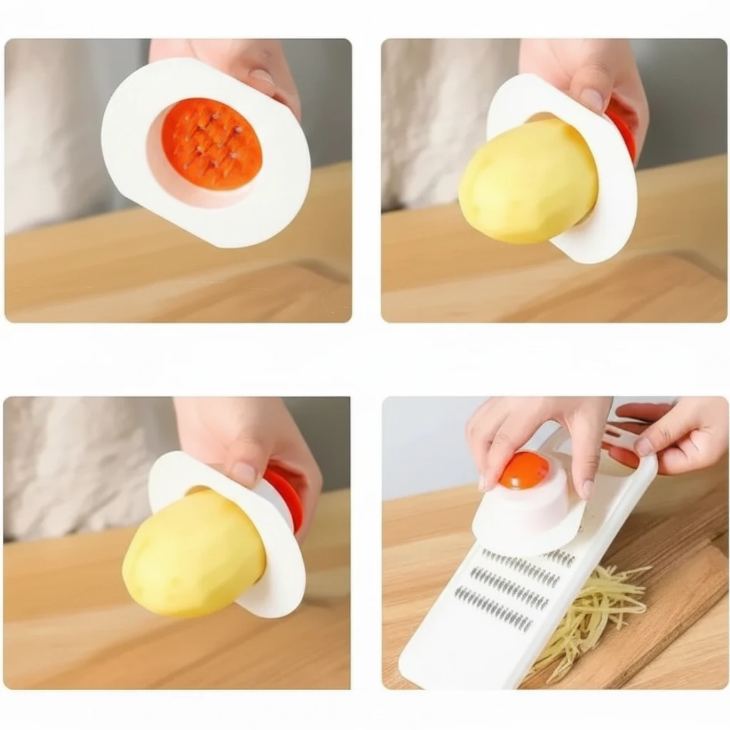 Accessoire de préparation culinaire aux couleurs douces dans cuisine moderne