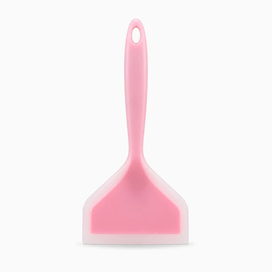 Spatule cuisine silicone avec large tête fine pour retourner steaks et œufs sans rayer
