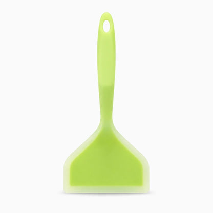 Spatule silicone grattoir racla,nt les résidus de cuisson au fond du plat