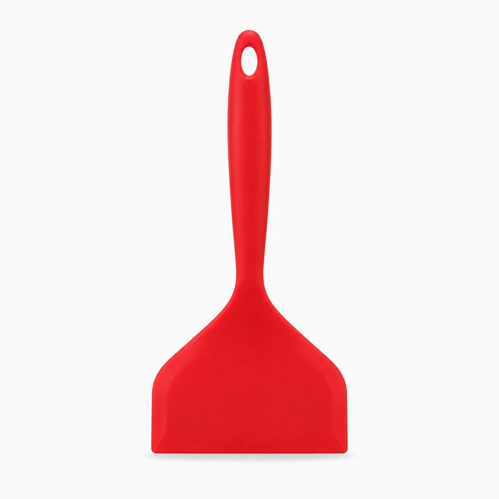 Spatule de cuisine silicone rincée facilement après usage, matière souple et durable