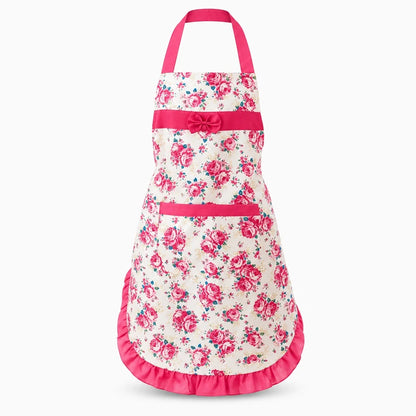 Tablier de cuisine pour femme en tissu imperméable avec poches fonctionnelles
