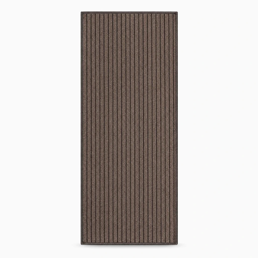 Tapis de passage long à rayures, revêtement stable pour sol mouillé en cuisine