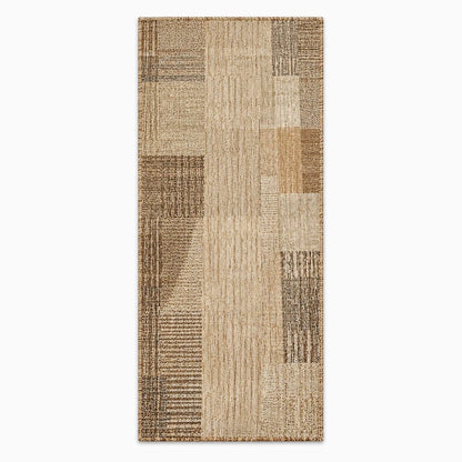 Tapis long cuisine absorbant posé devant l'évier avec surface antidérapante