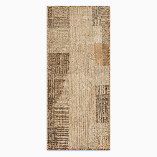 Tapis long cuisine absorbant posé devant l'évier avec surface antidérapante