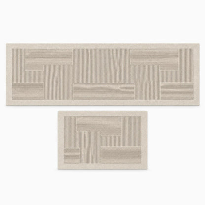 Tapis vinyle cuisine grande taille gris anthracite avec surface antidérapante devant l'évier