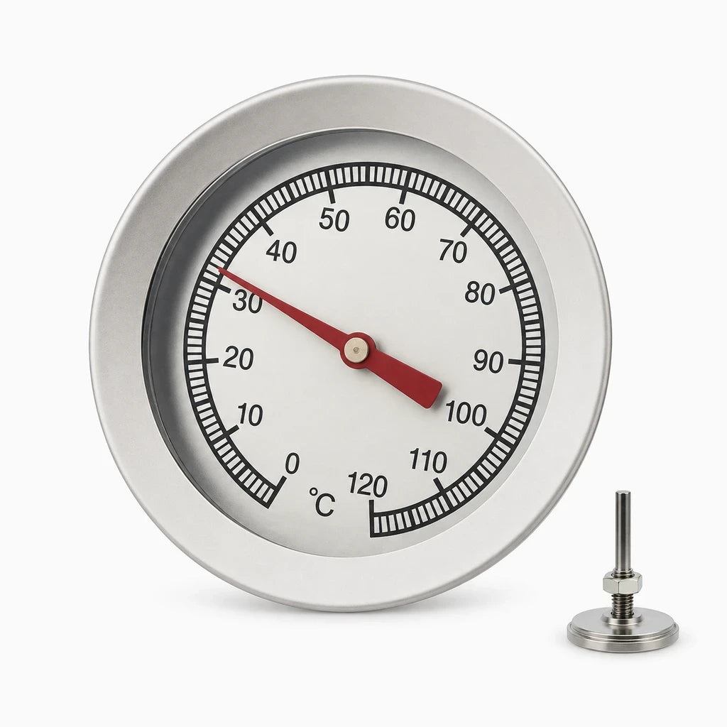 Thermomètre pour cuisiner utilisé en pâtisserie pour contrôler la température du caramel ou du sirop