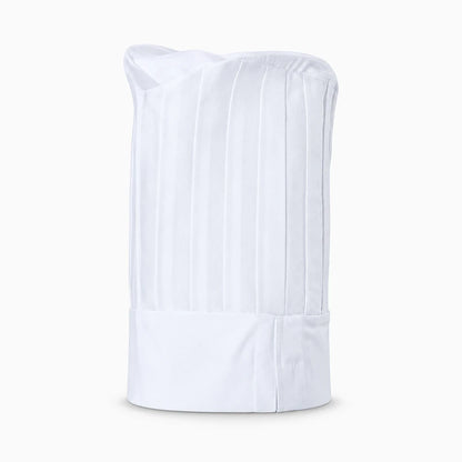 Toque cuisine disponible en noir, compatible cuisines professionnelles
