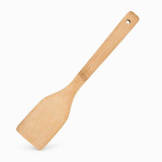 Ensemble d'ustensiles en bois pour cuisine avec spatule et cuillères à long manche
