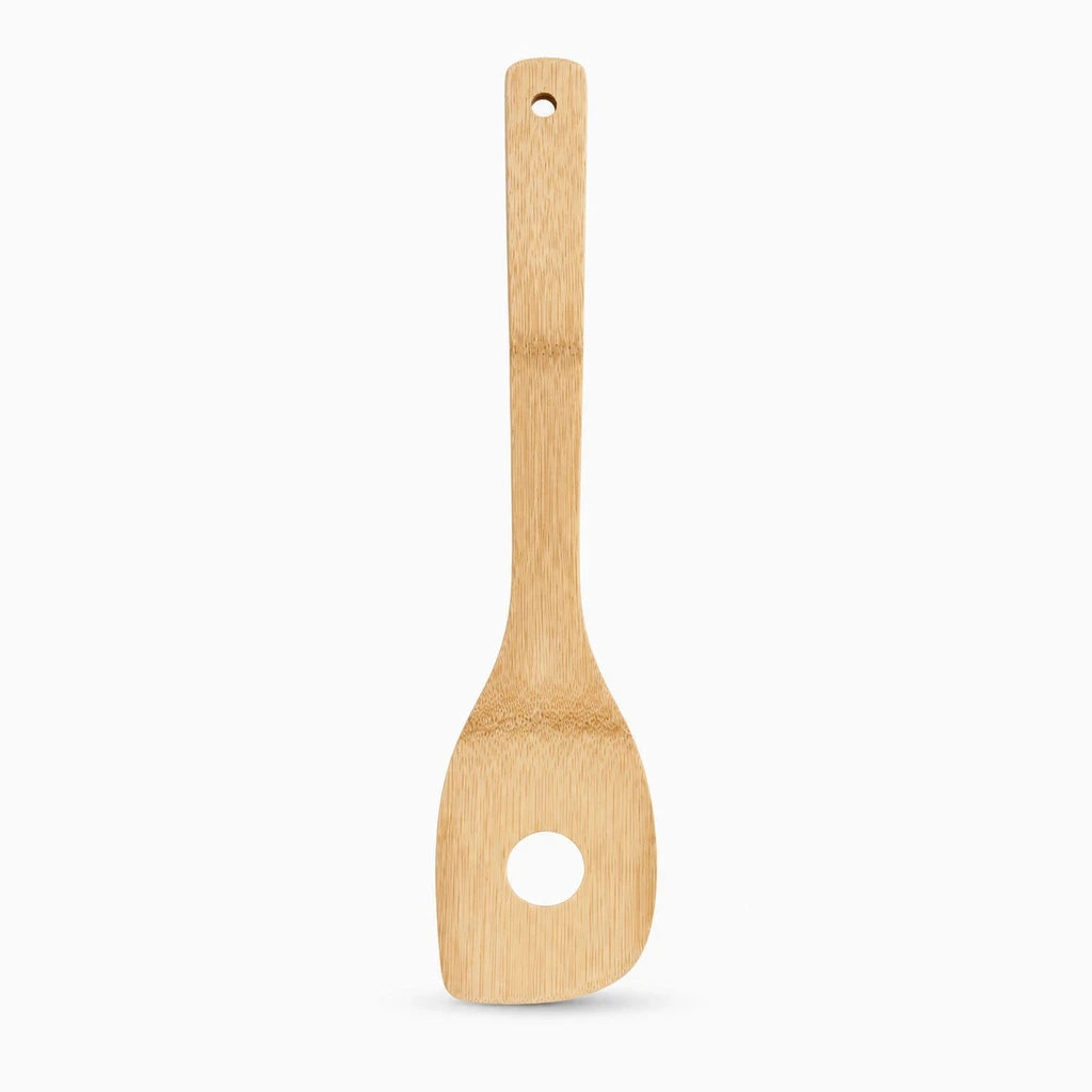 Spatule et cuillères en bois avec prise ergonomique pour la préparation culinaire